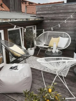 Westwing Collection Loungesessel Bahia aus Kunststoff-Geflecht