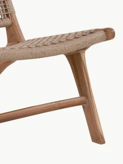 Westwing Loungesessel Derby aus Teakholz