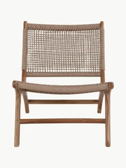 Westwing Loungesessel Derby aus Teakholz