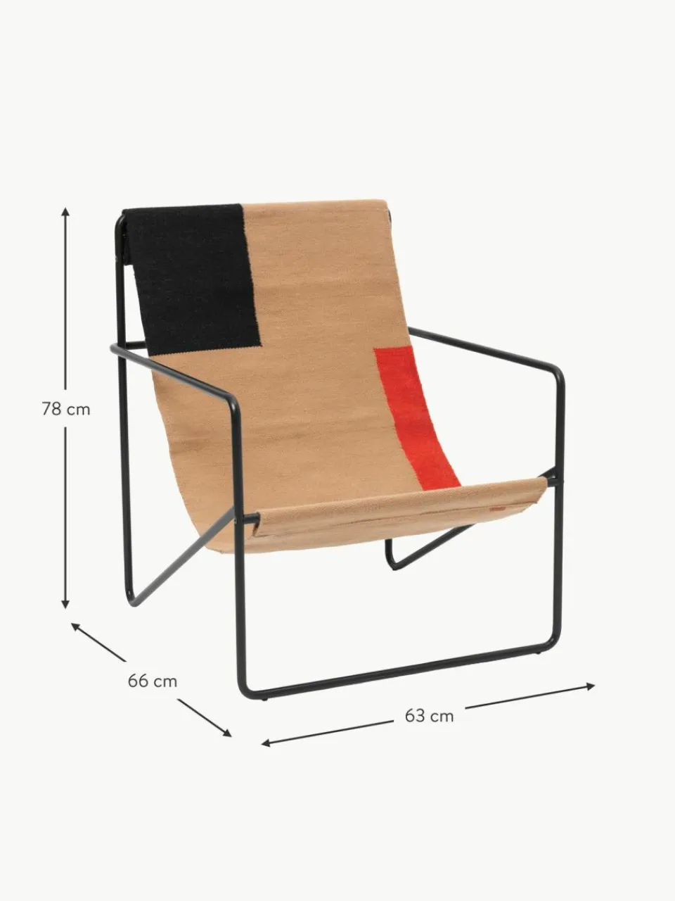 ferm LIVING Loungesessel Desert