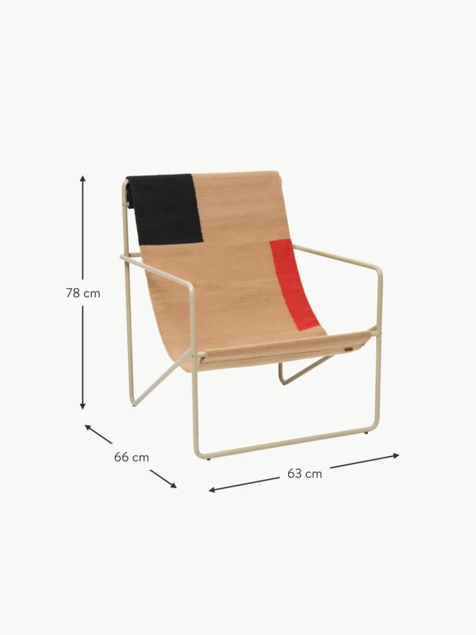 ferm LIVING Loungesessel Desert
