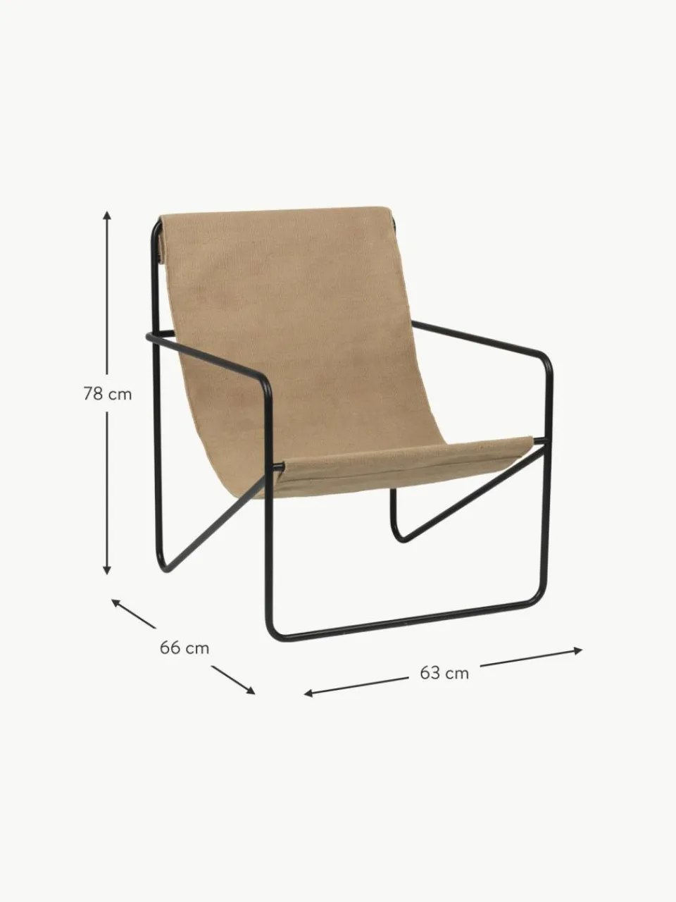 ferm LIVING Loungesessel Desert