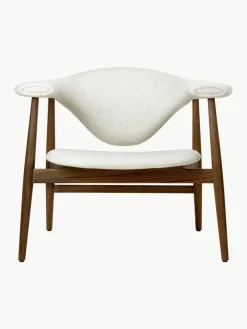 GUBI Loungesessel Masculo aus Walnussholz