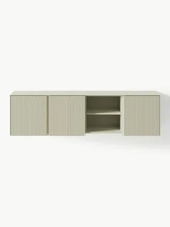 Westwing Collection Lowboard Shea mit geriffelter Front