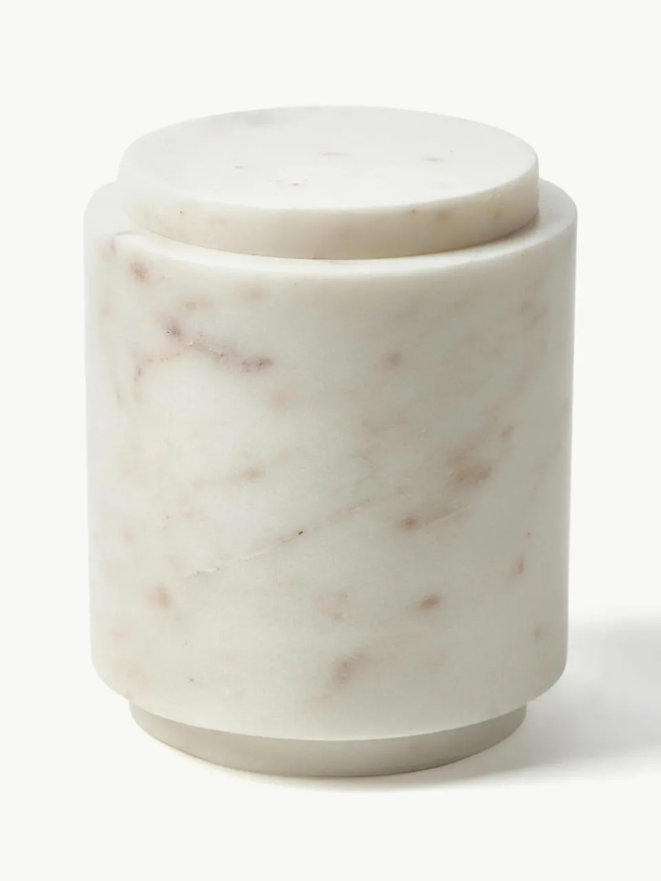 Westwing Collection Marmor-Aufbewahrungsdose Simba, H 12 cm