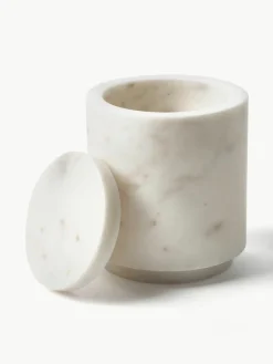 Westwing Collection Marmor-Aufbewahrungsdose Simba, H 12 cm