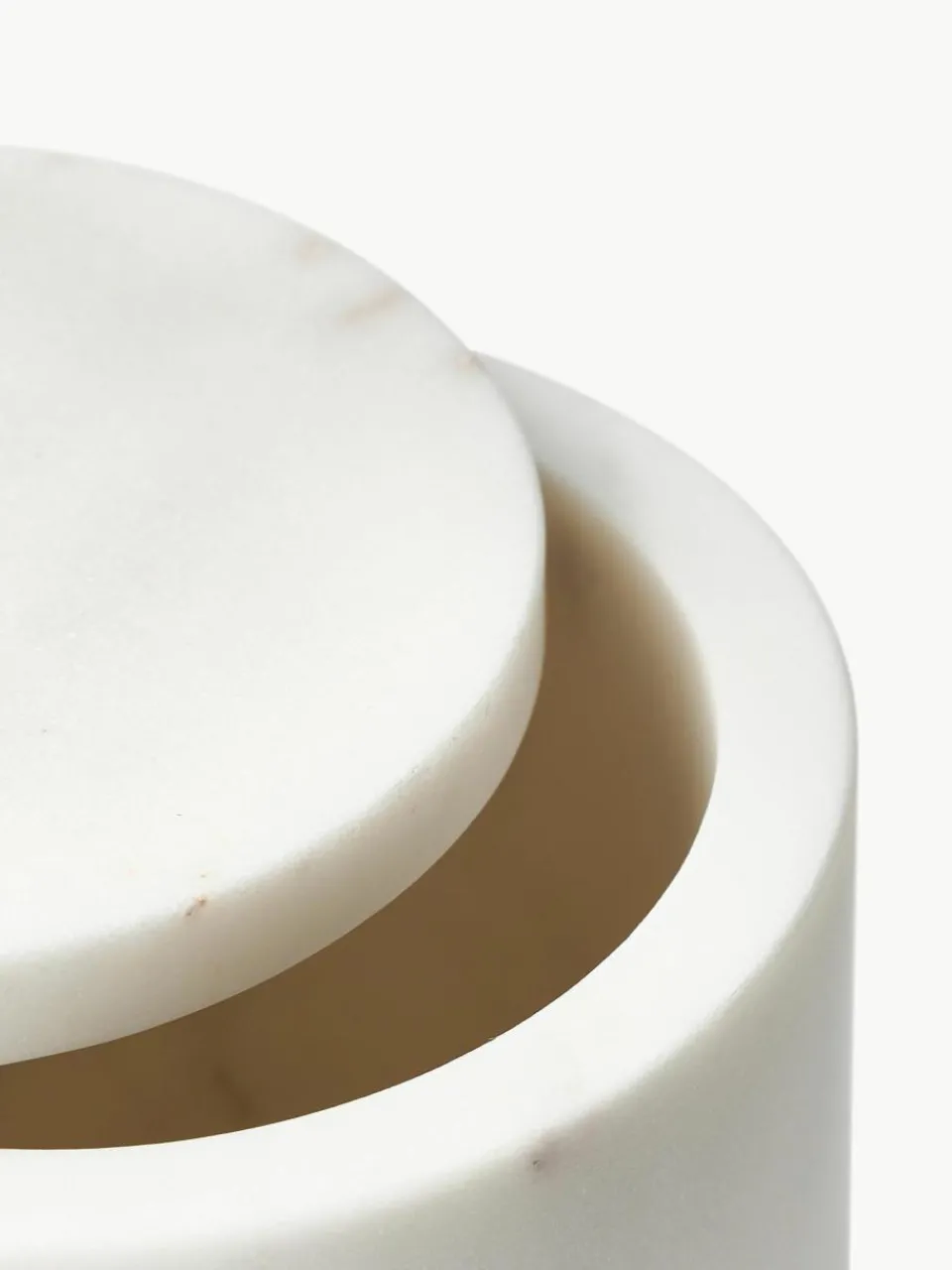 Westwing Collection Marmor-Aufbewahrungsdose Simba, H 12 cm
