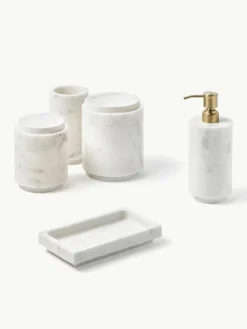 Westwing Collection Marmor-Aufbewahrungsdose Simba, H 12 cm