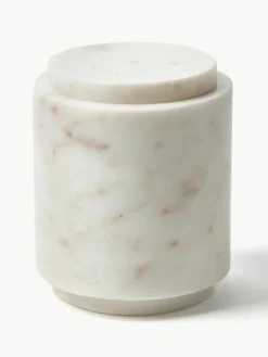 Westwing Collection Marmor-Aufbewahrungsdose Simba, H 14 cm