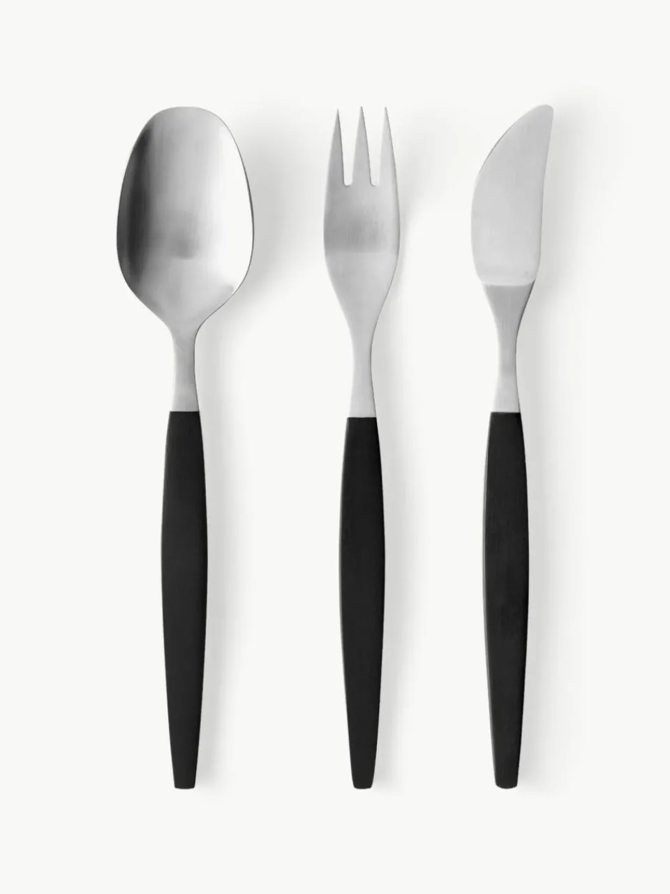 Gense Matt gebürstetes Besteck-Set Focus de Luxe, 4 Personen (12-tlg.)