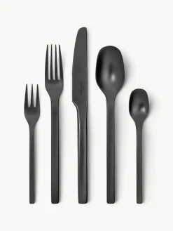 Villeroy & Boch Matt gebürstetes Besteck-Set Manufacture Rock, 4 Personen (20-tlg.)