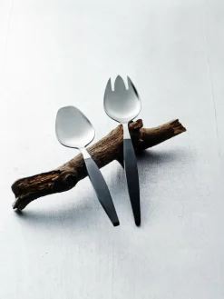 Gense Matt gebürstetes Salatbesteck Focus de Luxe
