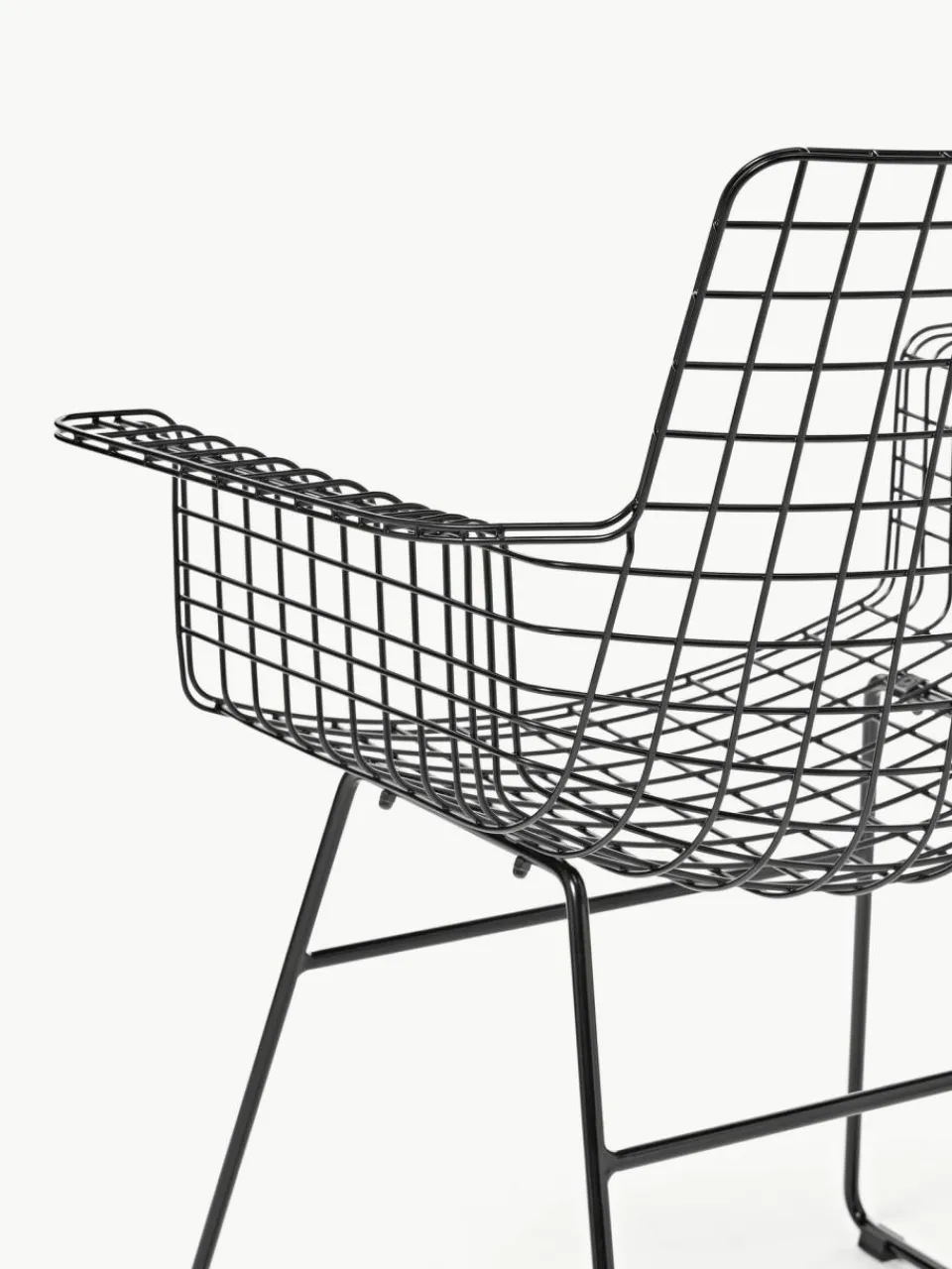 HKLIVING Metall-Armlehnstuhl Wire