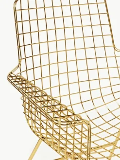 HKLIVING Metall-Armlehnstuhl Wire