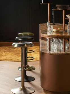 Westwing Metall-Barhocker Isaac, höhenverstellbar