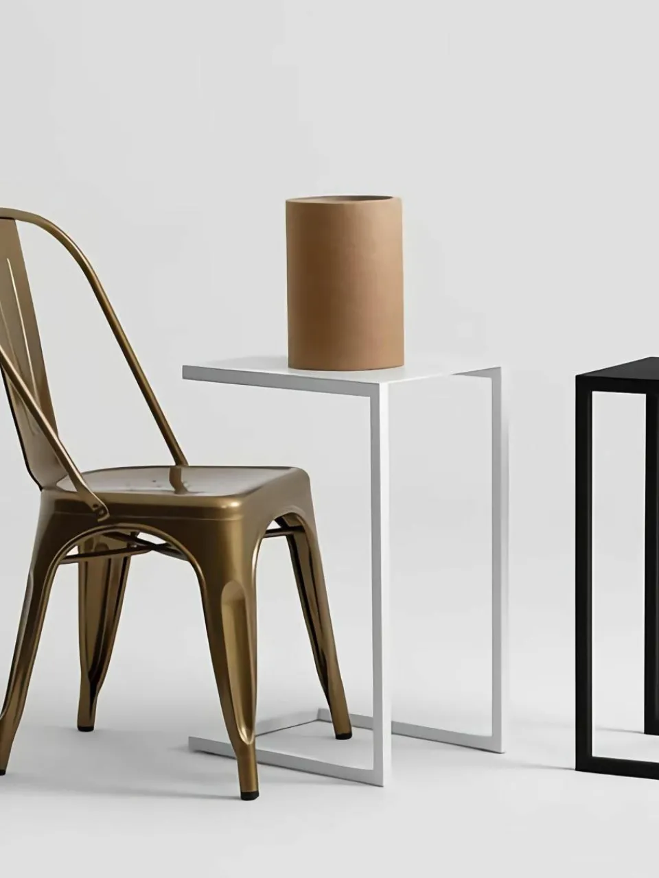 Westwing Metall-Beistelltisch Lupe