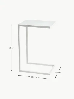Westwing Metall-Beistelltisch Lupe