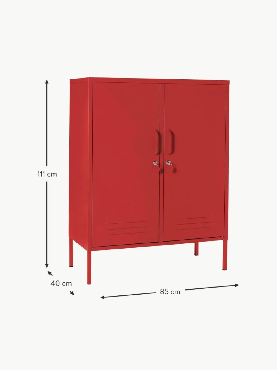 Kinder Mustard Made Metall-Highboard The Midi