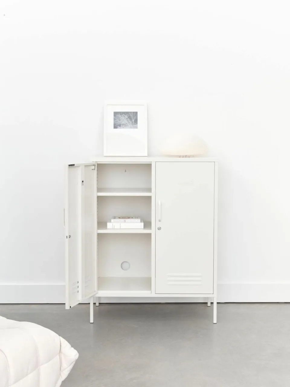 Kinder Mustard Made Metall-Highboard The Midi