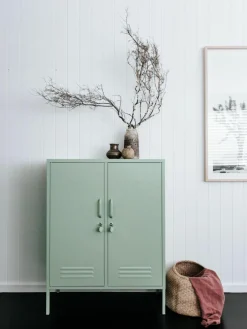 Kinder Mustard Made Metall-Highboard The Midi