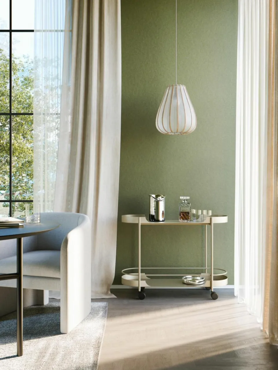 Westwing Collection Metall-Servierwagen Taru