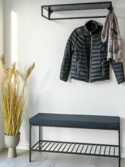 Westwing Metall-Sitzbank Noel mit Sitzkissen