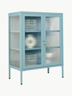 Mustard Made Metall-Vitrine The Mixer mit geriffeltem Glas