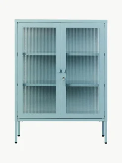 Mustard Made Metall-Vitrine The Mixer mit geriffeltem Glas