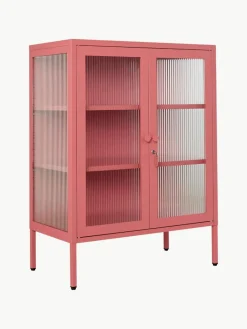 Mustard Made Metall-Vitrine The Mixer mit geriffeltem Glas