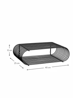 Aytm Metall-Wandregal Curva, B 40 cm