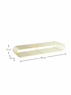 Aytm Metall-Wandregal Curva, B 80 cm