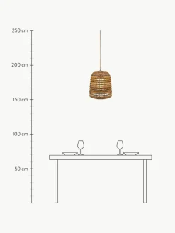 Westwing Mobile dimmbare Outdoor LED-Pendelleuchte Positano, handgefertigt