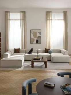 Westwing Collection Modulare Wohnlandschaft Lennon aus Cord