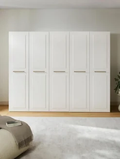 Westwing Collection Modularer Drehtürenschrank Charlotte, 250 cm Breite, mehrere Varianten
