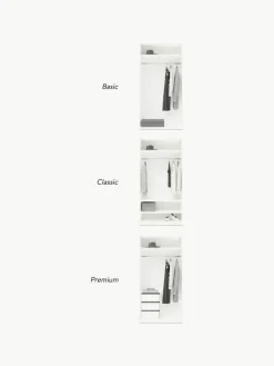 Westwing Collection Modularer Drehtürenschrank Charlotte, 100 cm Breite, mehrere Varianten