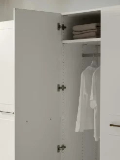 Westwing Collection Modularer Drehtürenschrank Charlotte, 250 cm Breite, mehrere Varianten