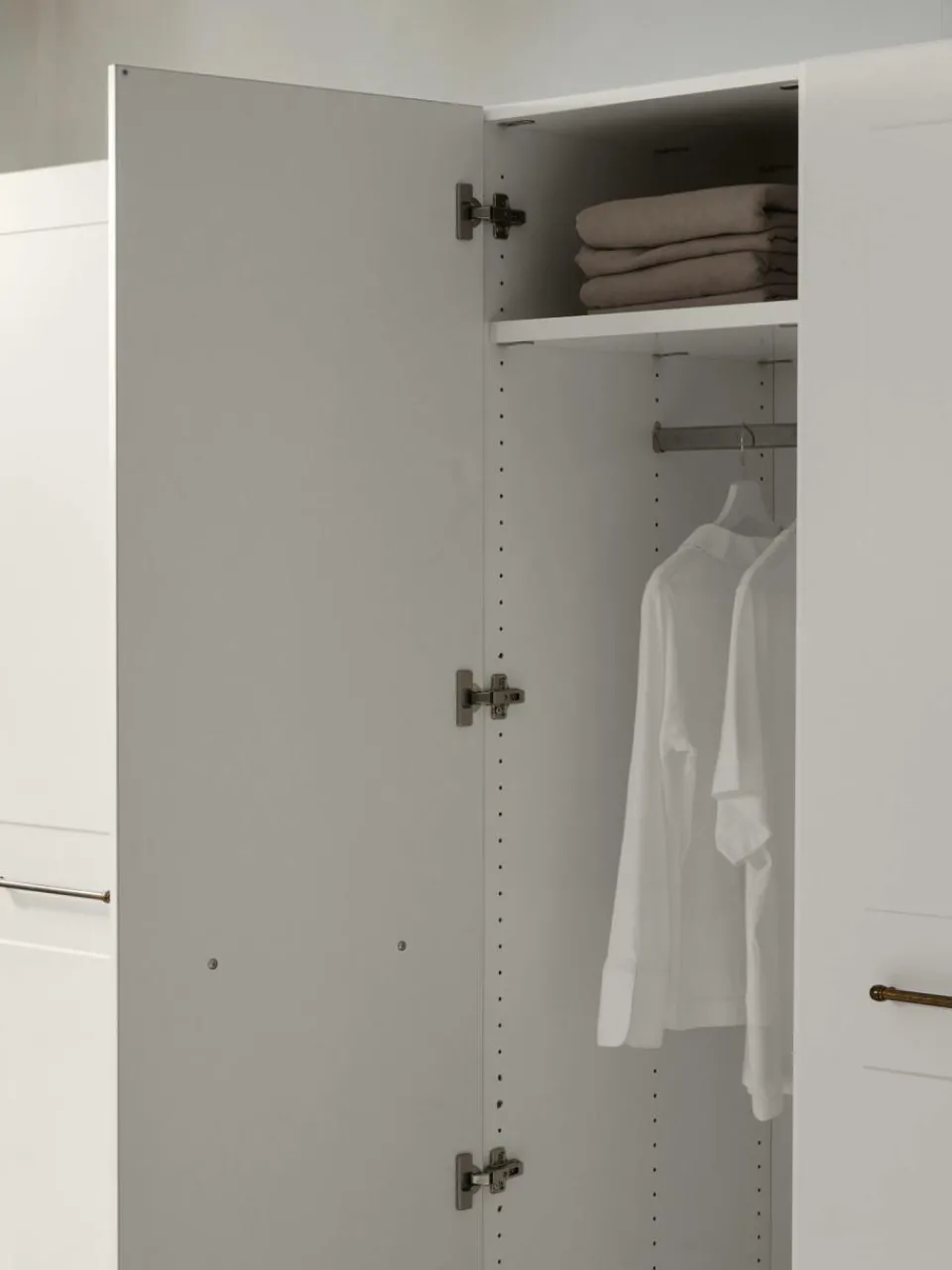 Westwing Collection Modularer Drehtürenschrank Charlotte, 250 cm Breite, mehrere Varianten