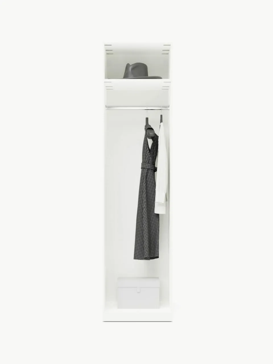 Westwing Collection Modularer Drehtürenschrank Charlotte, 50 cm Breite, mehrere Varianten