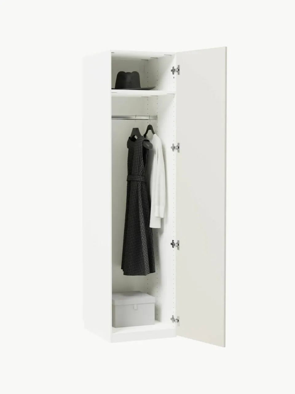 Westwing Collection Modularer Drehtürenschrank Charlotte, 50 cm Breite, mehrere Varianten