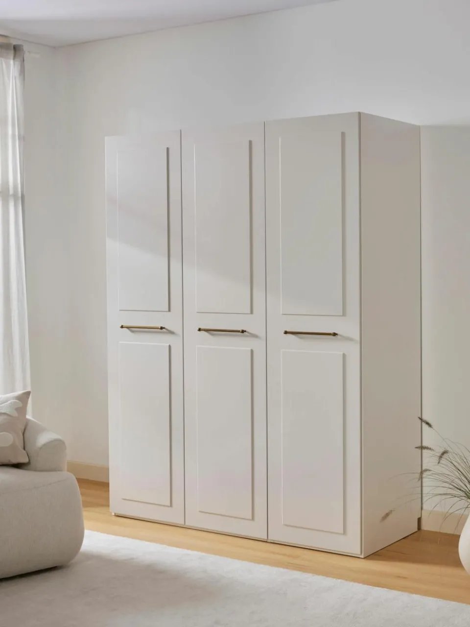 Westwing Collection Modularer Drehtürenschrank Charlotte, 150 cm Breite, mehrere Varianten
