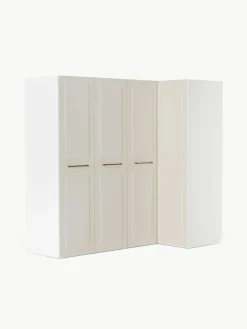 Westwing Collection Modularer Eck-Kleiderschrank Charlotte, 215 cm Breite, mehrere Varianten