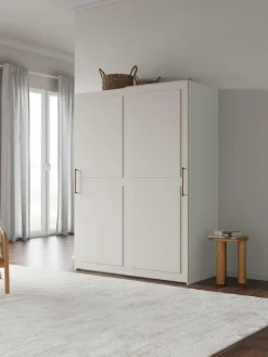 Westwing Collection Modularer Schwebetürenschrank Charlotte, 150 cm Breite, mehrere Varianten