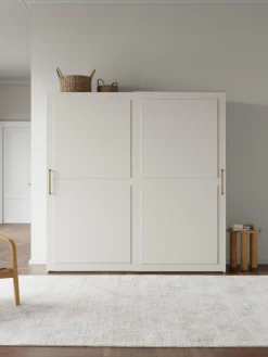 Westwing Collection Modularer Schwebetürenschrank Charlotte, 200 cm Breite, mehrere Varianten