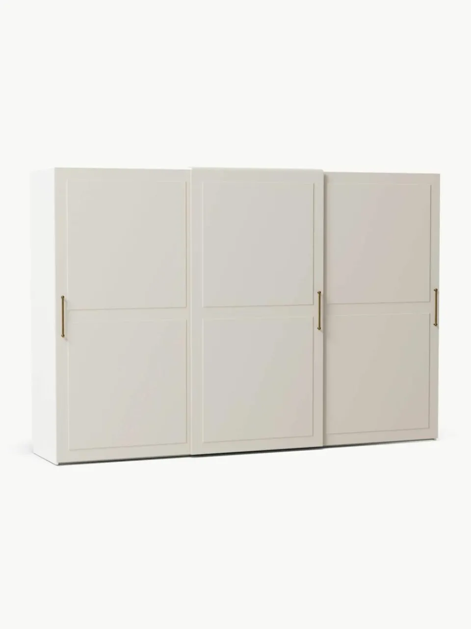 Westwing Collection Modularer Schwebetürenschrank Charlotte, 300 cm Breite, mehrere Varianten