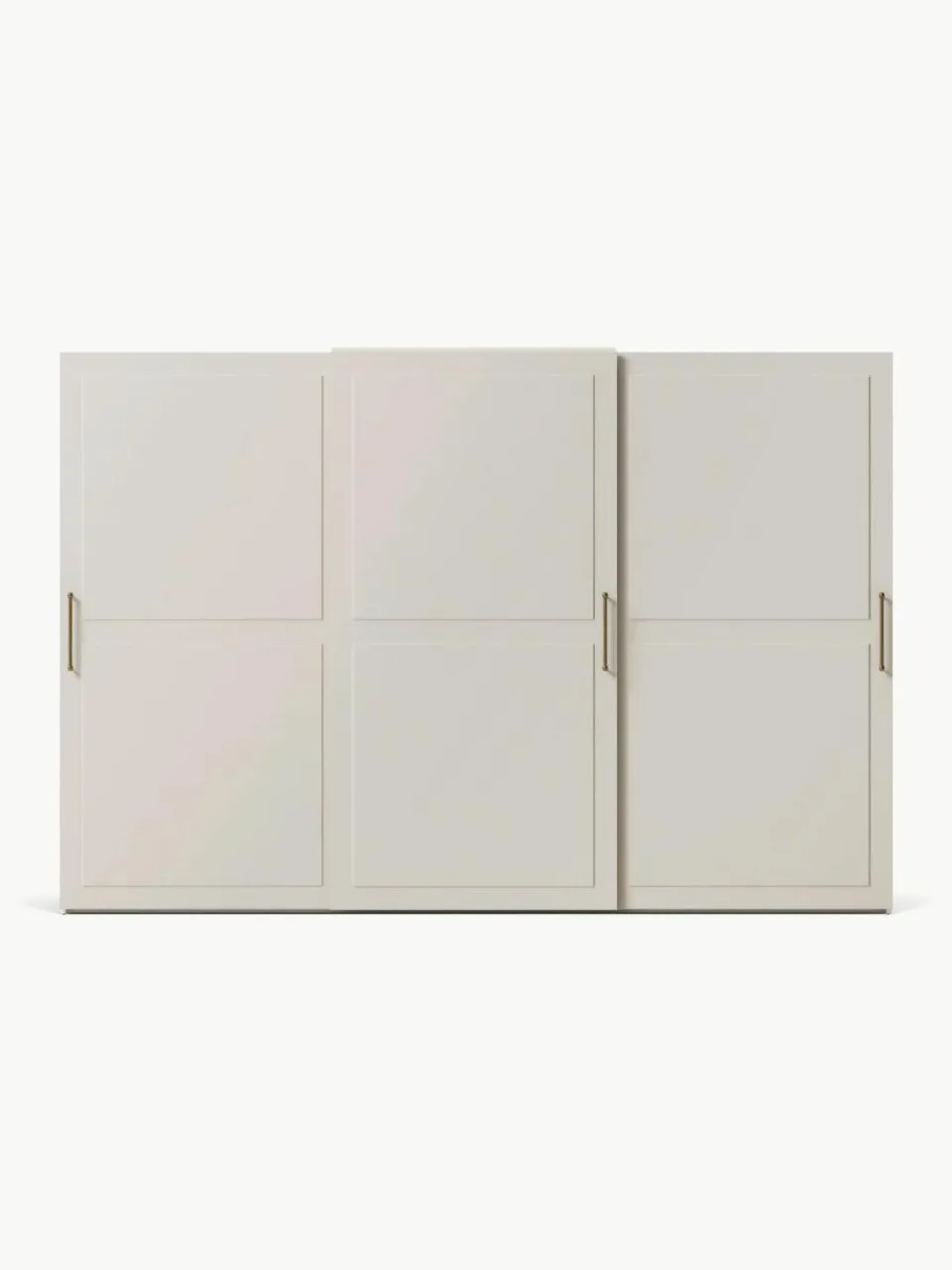 Westwing Collection Modularer Schwebetürenschrank Charlotte, 300 cm Breite, mehrere Varianten
