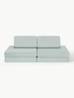 Kinder Funzy Modulares Kinder-Spielsofa Mila aus Samt, handgefertigt