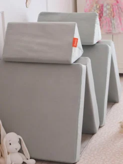 Kinder Funzy Modulares Kinder-Spielsofa Mila aus Samt, handgefertigt