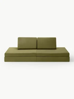 Kinder Funzy Modulares Kinder-Spielsofa Mila aus Samt, handgefertigt