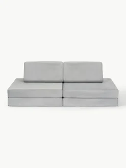 Kinder Funzy Modulares Kinder-Spielsofa Mila aus Samt, handgefertigt