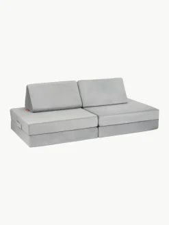 Kinder Funzy Modulares Kinder-Spielsofa Mila aus Samt, handgefertigt